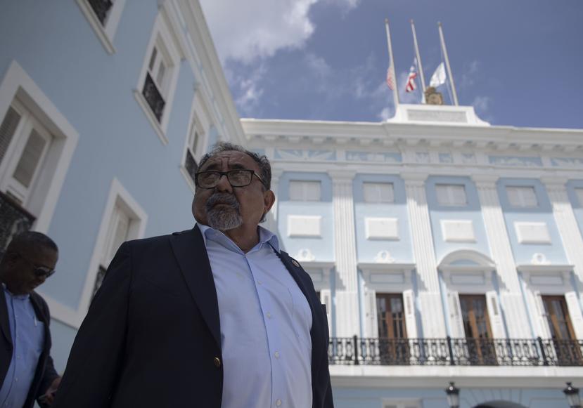 Raúl Grijalva, cogresista por Arizona, visitó hoy La Fortaleza para reunirse con la gobernadora.