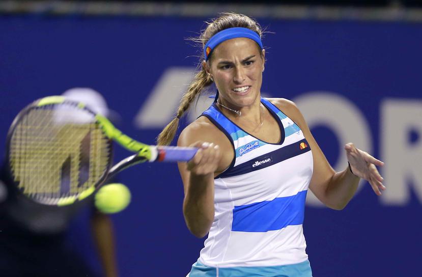 La puertorriqueña se encuentra en Europa en el tramo final de la temporada de la Asociación de Tenis de Mujeres. (AP)