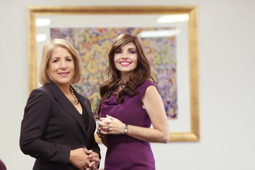 Desde la izquierda: Velia Cardona, directora interina del Instituto de Educación Financiera de Puerto Rico, e Ivelisse Colón, comisionada interina de Instituciones Financieras. Ambas asumieron sus cargos en febrero.