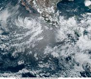 Imagen capturada por el satélite GOES de la región de América Central.