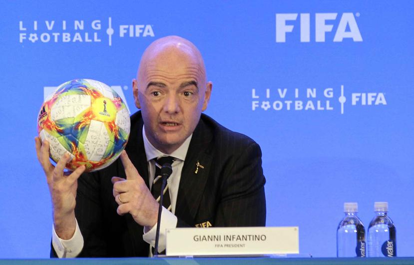 Gianni Infantino es el presidente de la FIFA. (AP)