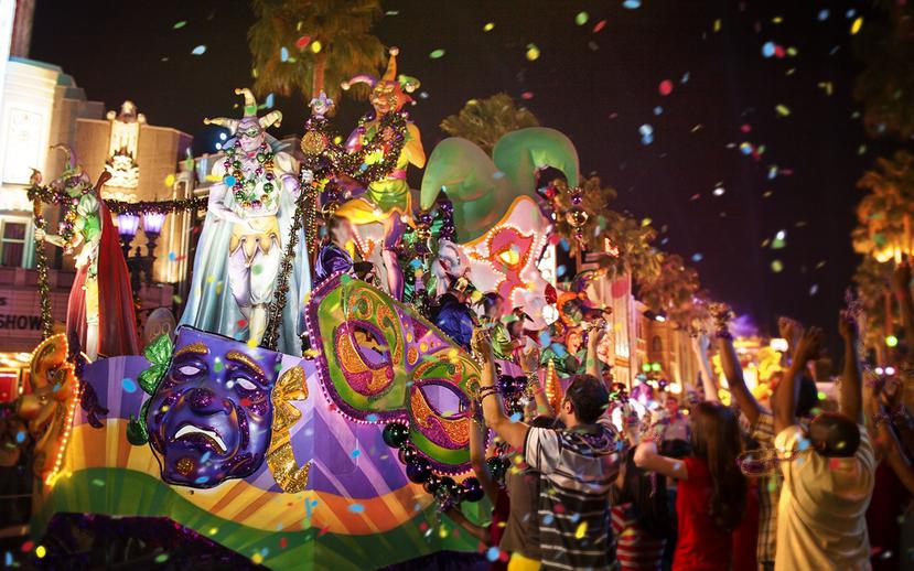 El carnaval de Universal Orlando se destaca por sus coloridas carrozas, conciertos con famosos artistas. (Suministrada)