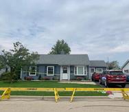 La residencia de la familia que fue asesinada en un suburbio de Chicago, Illinois.