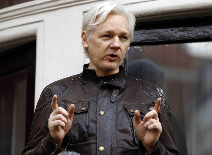 Julian Assange permanece asilado desde junio de 2012 en la embajada de Ecuador en Londres. (Frank Augstein /AP)