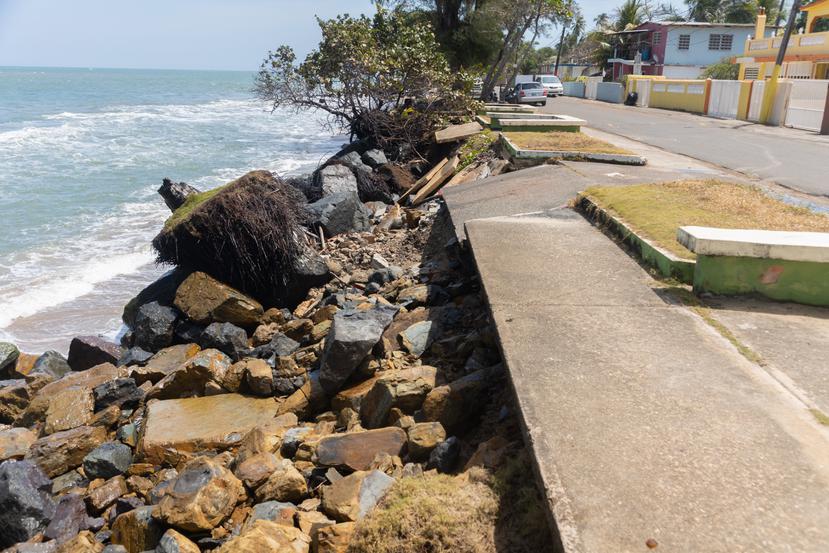 El efecto de las marejadas sobre las comunidades impactadas por la erosión costera es uno de los temas que se aborda en el borrador del Plan de Mitigación, Adaptación y Resiliencia al Cambio Climático.