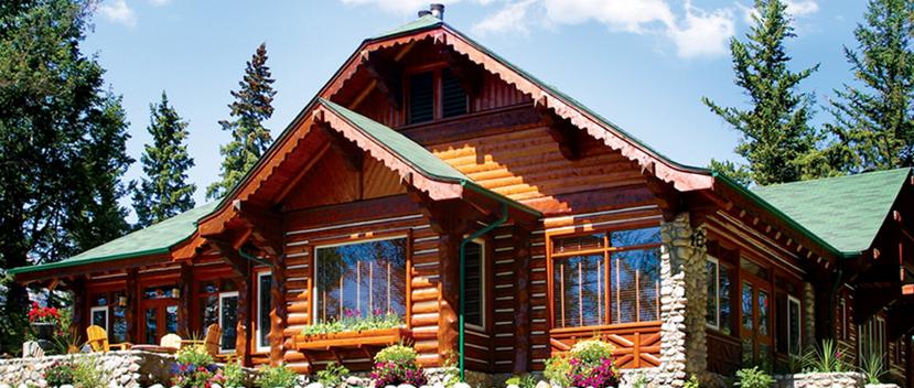 La cabaña Outlook en Fairmont Jasper Park Lodge, en Alberta, Canadá.