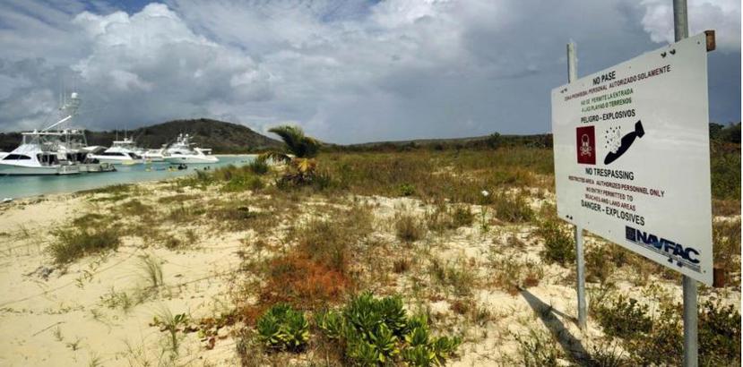 The cleanup and decontamination efforts in Vieques, following the Navy’s exit, could be drastically limited by the cuts President Trump has proposed for the EPA. (Archive)