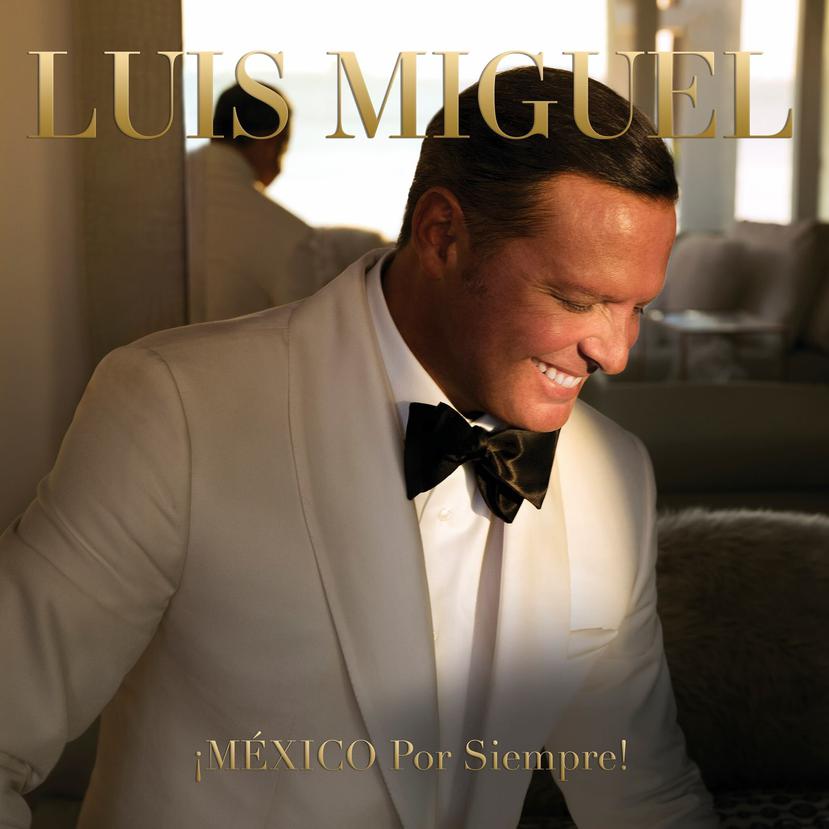 Luis Miguel presumió la tapa de su nuevo disco "¡México por siempre!" en su cuenta de Twitter.