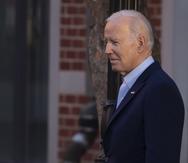 El presidente de Estados Unidos, Joe Biden, aseguró que él y su esposa, Jill, están orando por el expresidente Jimmy Carter. (EFE/EPA/MICHAEL REYNOLDS / POOL)
