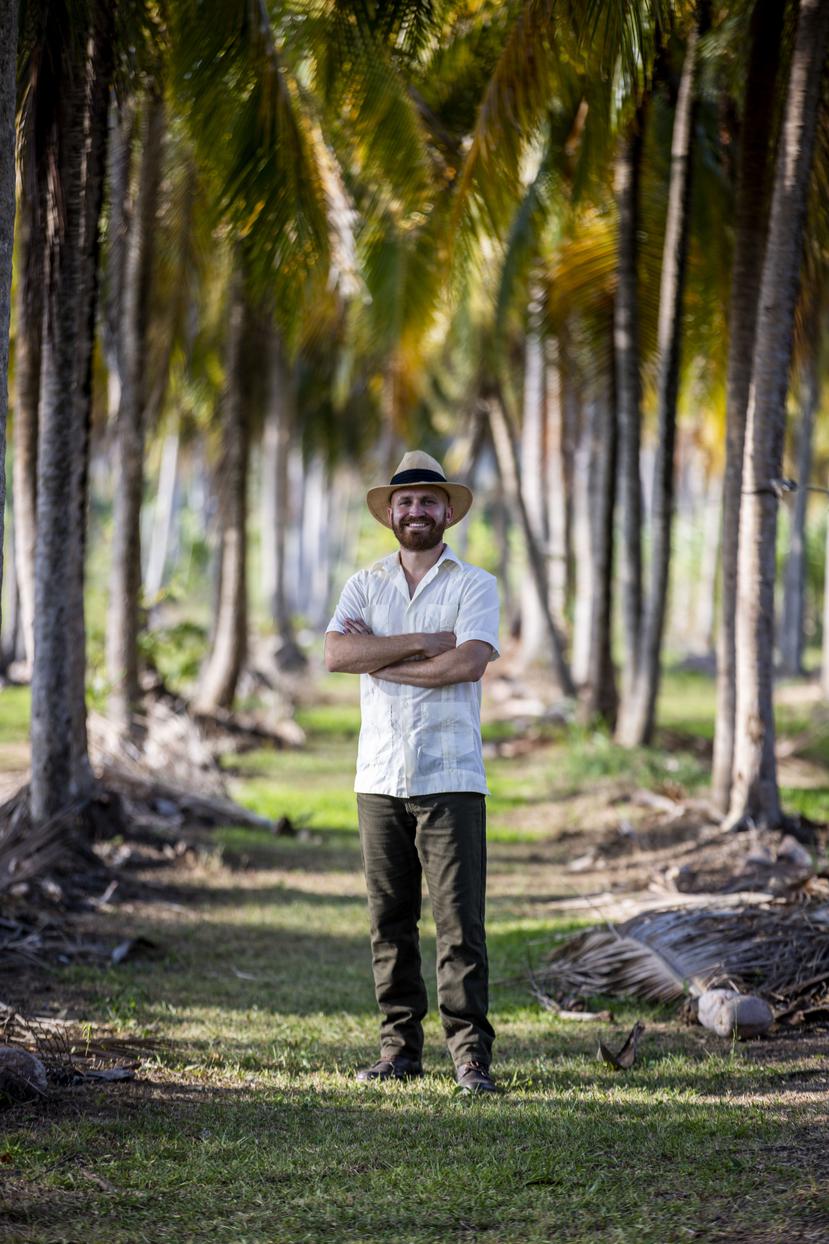 Kevin Rodriguez, owner of Finca Córsica.