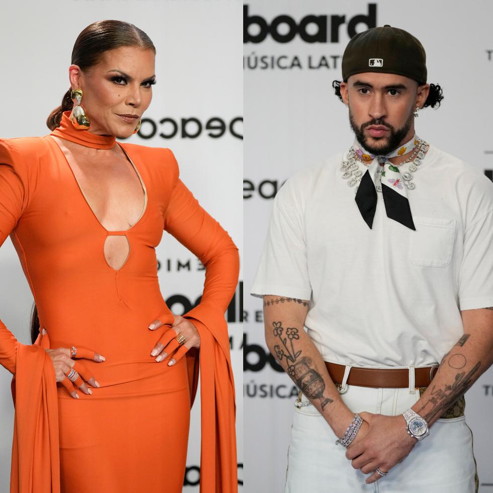 Olga Tañón y Bad Bunny conquistaron a la audiencia de los Billboard de la Música Latina.