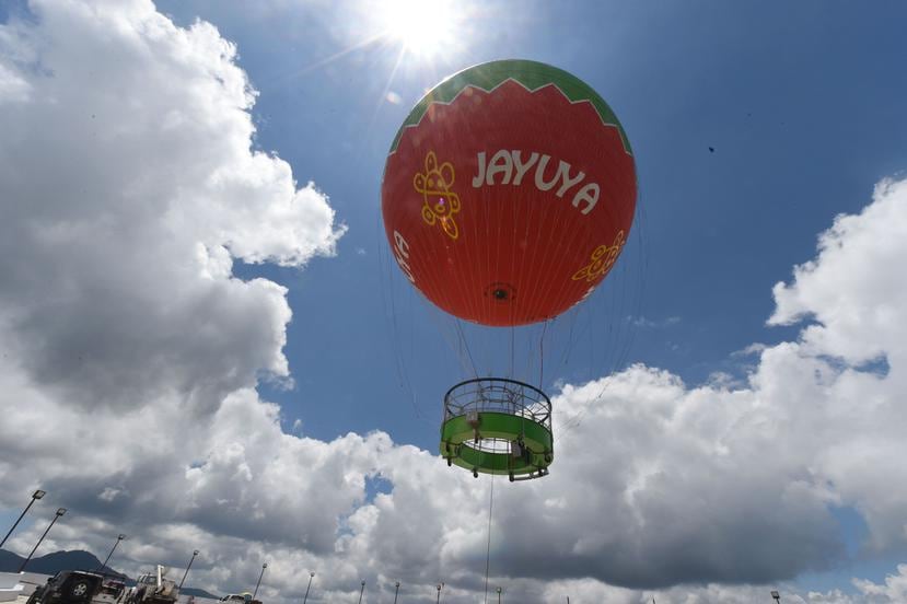 El globo fue inaugurado en mayo del 2017.