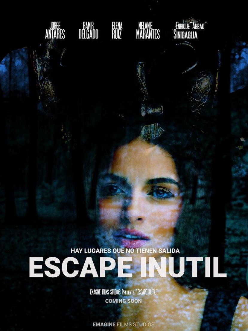 Cartel de promoción de la película "Escape inutil".