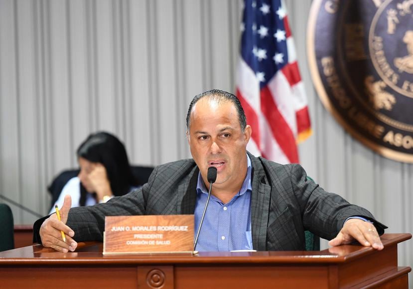 El legislador Juan Oscar Morales, presidente de la Comisión de Salud de la Cámara de Representantes, durante una vista este miércoles. (Suministrada)