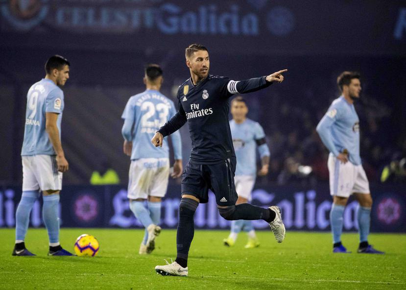 Sergio Ramos con el Real Madrid. (AP)