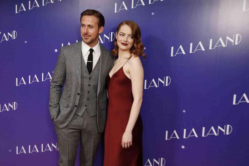 Ryan Gosling y Emma Stone protagonizan el filme "La La Land". (AP)