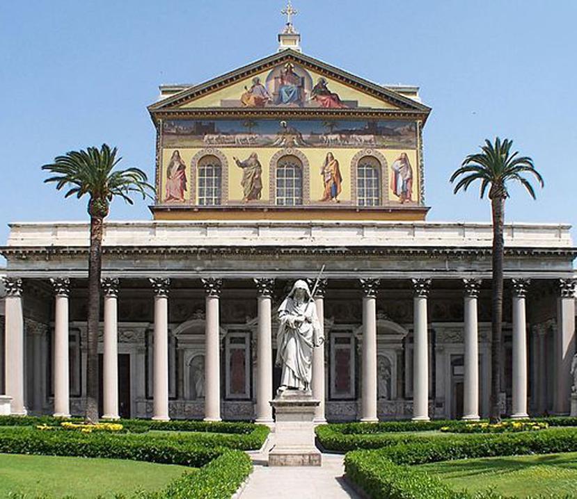 Imagen de la basílica San Pablo, en Roma. (GFR Media)