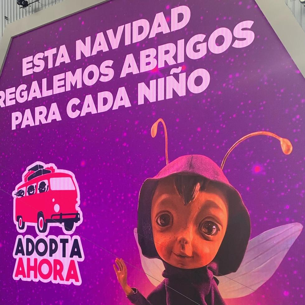 Imagen del protagonista de la campaña publicitaria educativa Adopta Ahora,  Jorge, la luciérnaga.