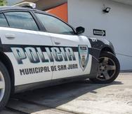 Patrulla de la Policía Municipal de San Juan.