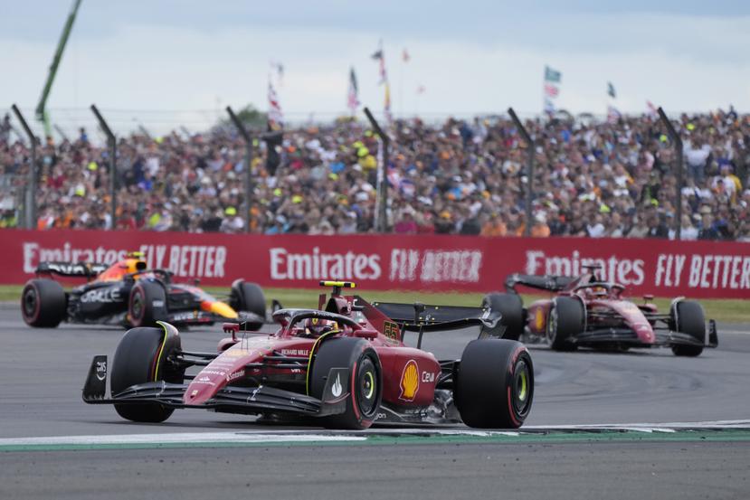 Carlos Sainz, de España, viene de ganar en Silverstone.