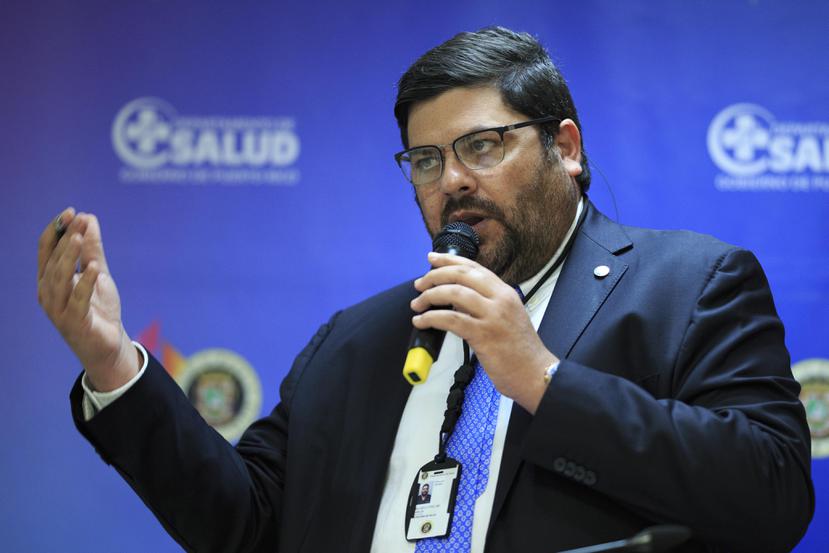 El secretario del Departamento de Salud, Carlos Mellado López.