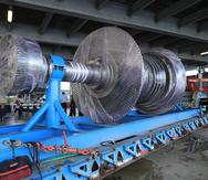 El rotor de la turbina de la unidad #6 de la central Costa Sur que se averió por una falla mecánica fue reparado en Estados Unidos y se recibió en la isla el pasado 8 de diciembre.