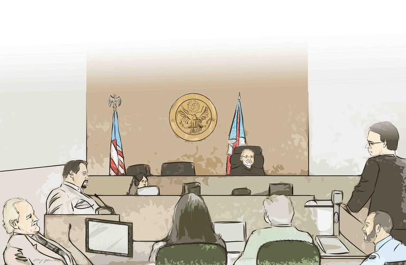 El proceso se llevó a cabo en la sala del magistrado Pedro Delgado Hérnández.