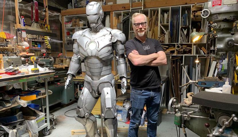 Savage imprimió en 3D un traje completo de la armadura Iron Man Mark II en titanio (Instagram/@therealadamsavage)
