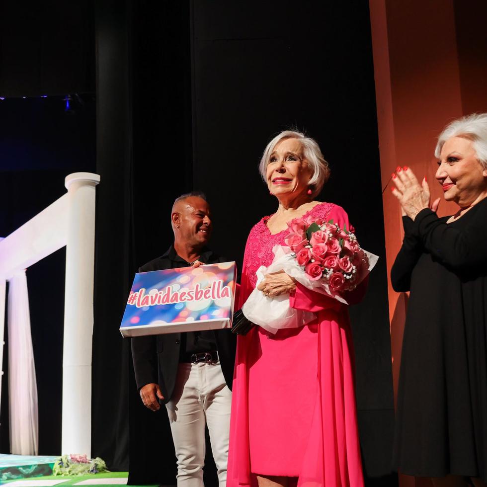 Al concluir el estreno de la obra, que se presentó durante este fin de semana el Centro de Bellas Artes de Santurce, la actriz Johanna Rosaly vivió un momento, que describió como “mágico”.