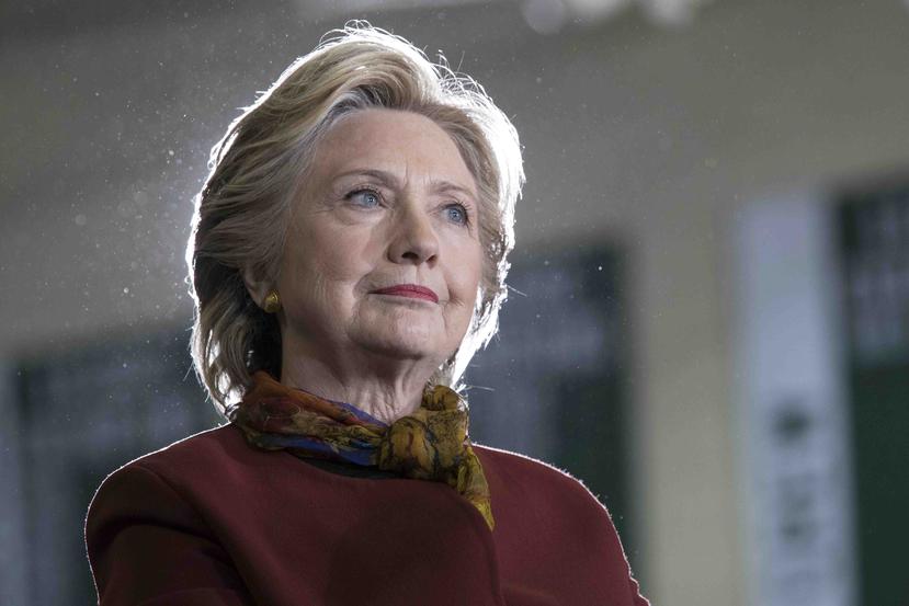 La exsecretaria de Estado Hillary Clinton fue candidata presidencial en las pasadas elecciones. (AP)