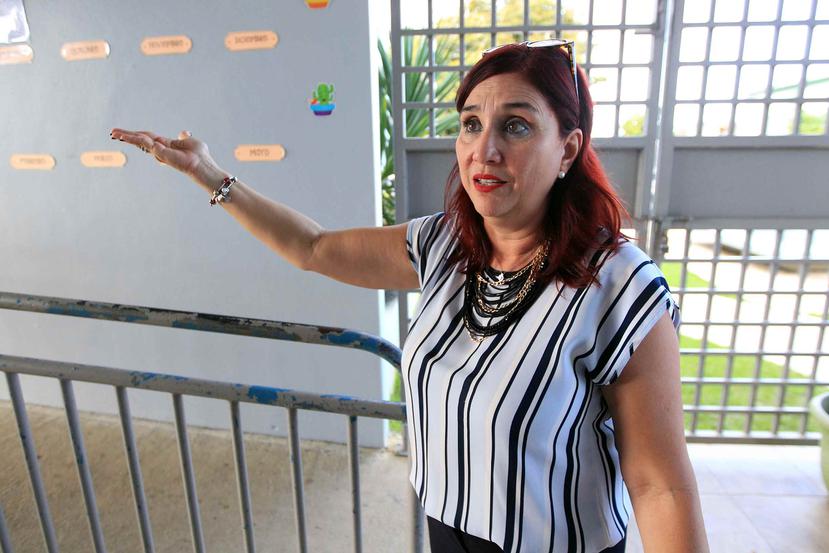 Lizette Rodríguez, directora de la escuela elemental Felipe Gutiérrez en Río Piedras.