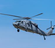 Foto de un Sikorsky MH-60 de la Marina de los Estados Unidos.