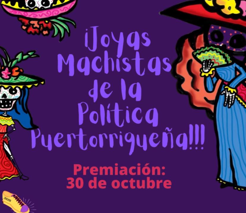 Promoción de la iniciativa de premios para "Joyas Machistas" a cargo del Proyecto Matria.