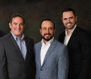 Desde la izquierda, el equipo ejecutivo de Fiberwolf está compuesto por José Luis Moreno, y los cofundadores Ricardo Sánchez y Esly Flores.