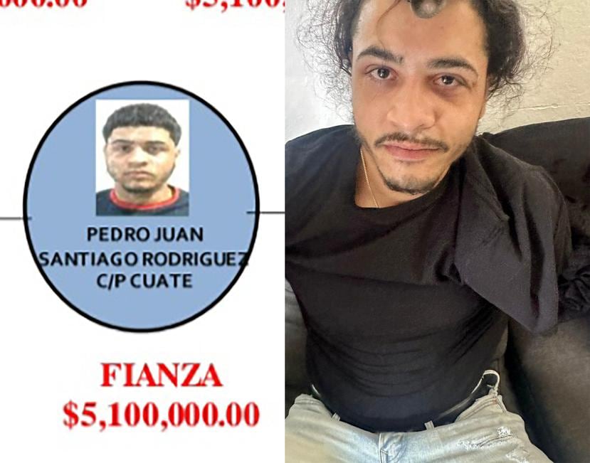 Juan Santiago Rodriguez, alias “Cuate”, uno de los presuntos miembros de las FARC, tras su arresto.