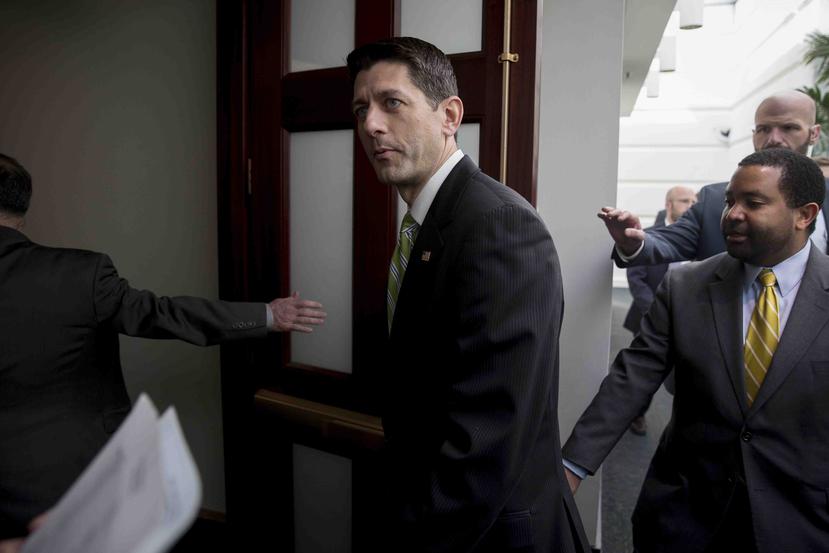 El líder del congreso federal, Paul Ryan. (AP)