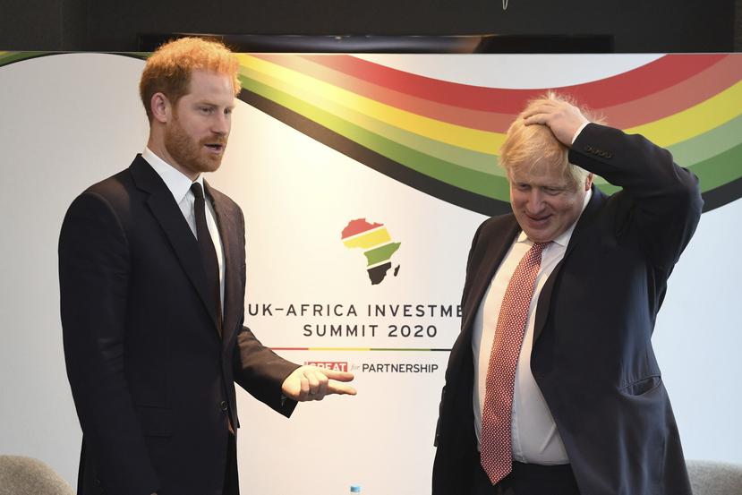 El domingo, Harry se expresó en una cena en Londres para Sentebale, su organización benéfica en África que apoya a jóvenes con VIH. (AP)
