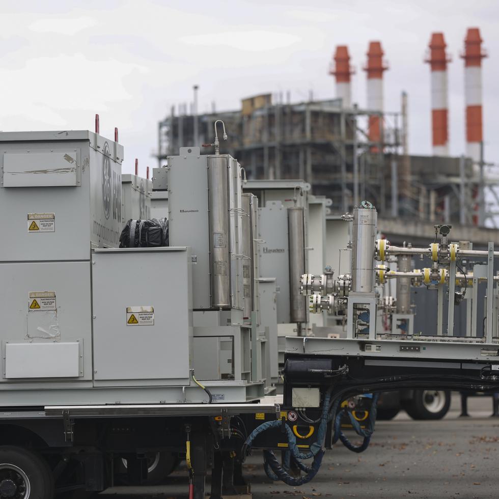 A través del proyecto de FEMA, aprobado en 2023, se instalaron 17 generadores entre las centrales de San Juan y Palo Seco (en la foto).