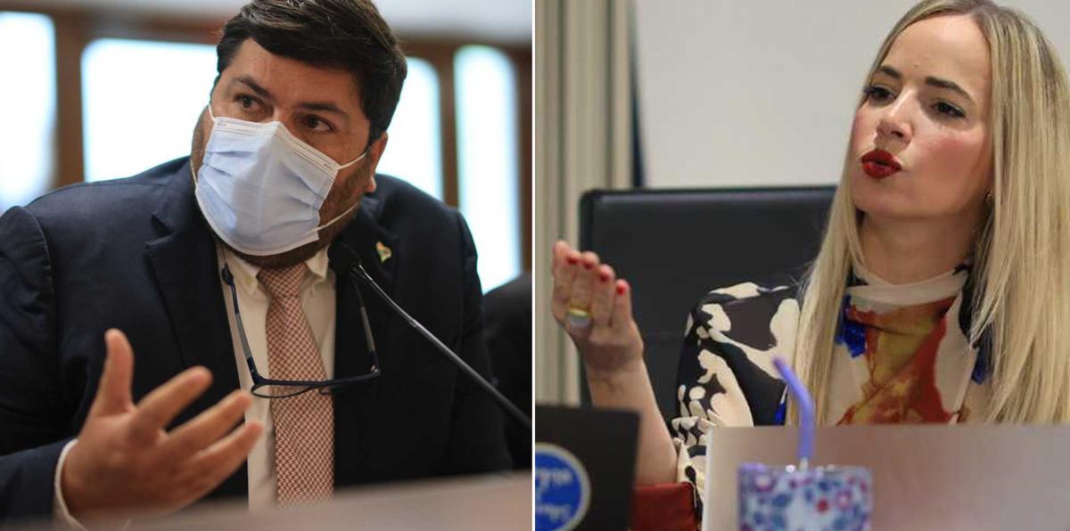 Momento de tensión entre secretario de Salud y senadora por vacuna de COVID-19