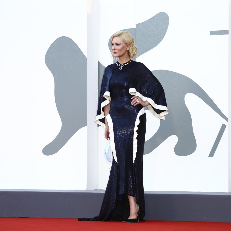 Cate Blanchett se ha decantado por prendas de vestir que ha utilizado en el pasado y que luce con igual elegancia. (Foto: AP)