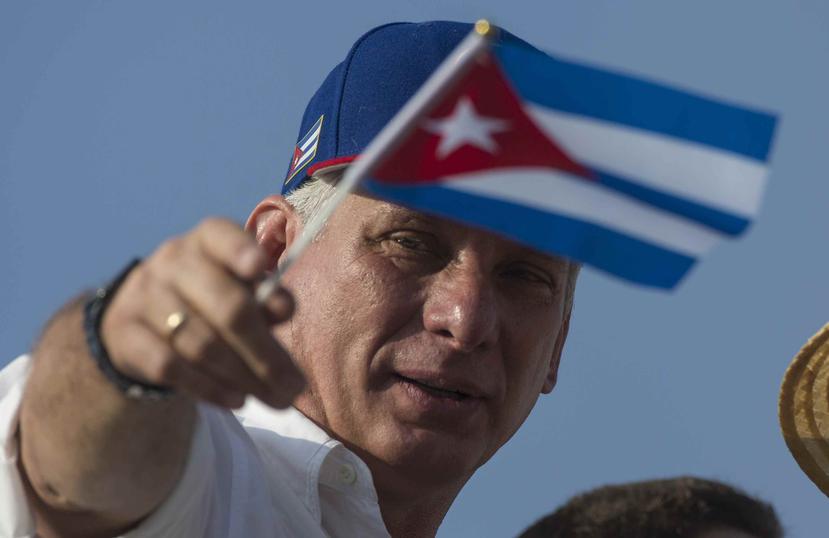El presidente de Cuba, Miguel Díaz Canel. (AP)