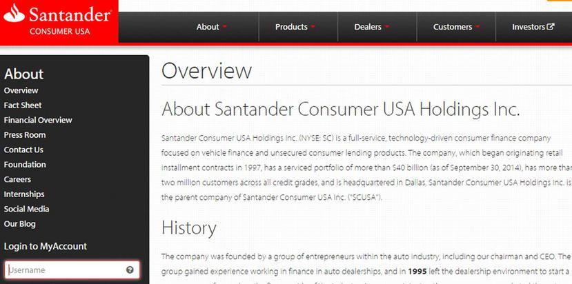 Santander Consumer International Puerto Rico operará bajo la Ley 273 de 2012. (www.santanderconsumerusa.com/about/overview)