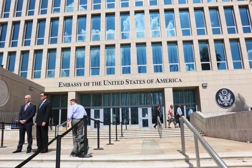 La embajada de Estados Unidos en Cuba. (GFR Media)