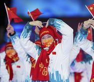 Miembros de la delegación de China durante la ceremonia de apertura de los Juegos Paralímpicos.