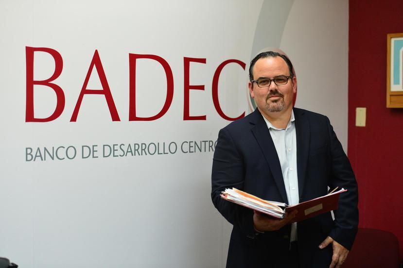 Adrián Muñiz Mariani dirige el Banco de Desarrollo Centro Oriental (Badeco), cuyas oficinas están en Caguas.