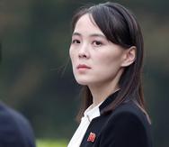 Kim Yo-jong, la hermana del líder norcoreano Kim Jong-un.