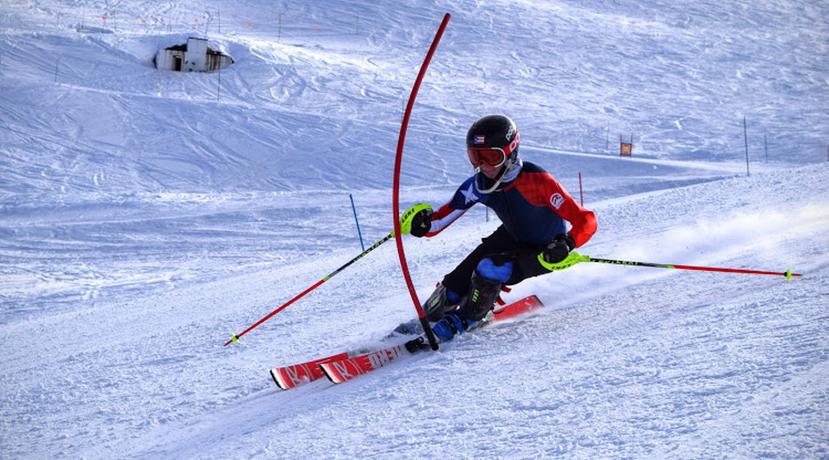Charles Flaherty tiene la clasificación en los eventos de slalom y giant slalom para la Olimpiada de  PyeongChang, Corea del Sur. (Suministrada)
