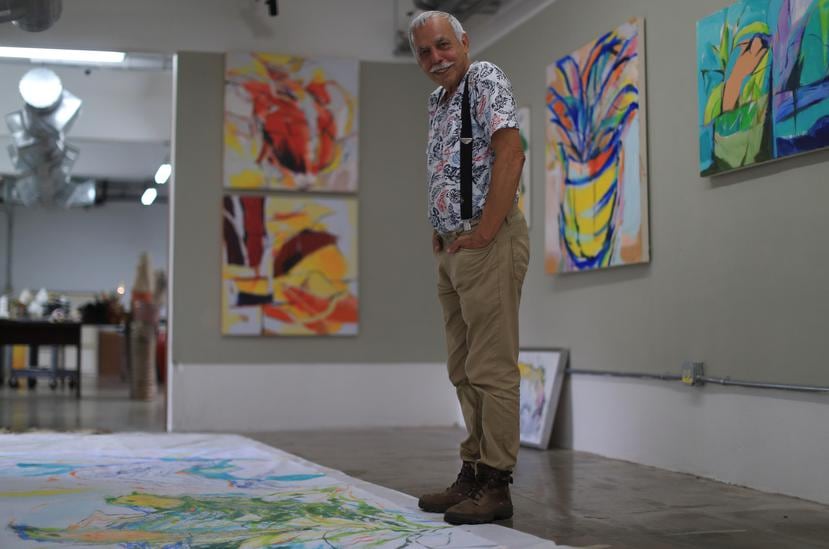 Sambolín es el artista residente de la UPR y su taller/estudio ubica en los predios del Jardín Botánico de la Universidad de Puerto Rico. (GFR Media)