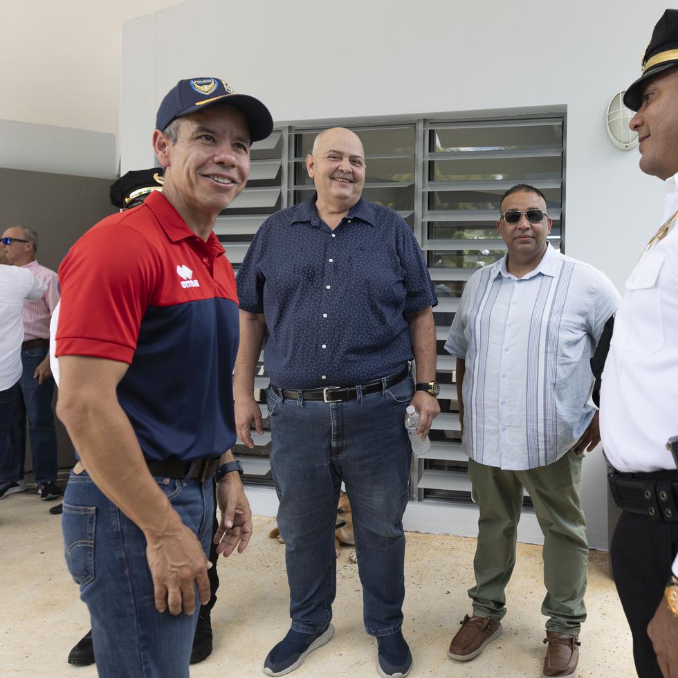 El alcalde de San Juan, Miguel Romero, se expresó sobre el tema durante la inauguración de un cuartel de la Policía Municipal en la comunidad Las Curías, en Cupey.
