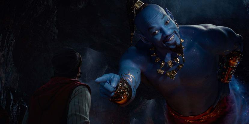 Will Smith da vida al genio de la lámpara en "Aladdin".  (IMDb)